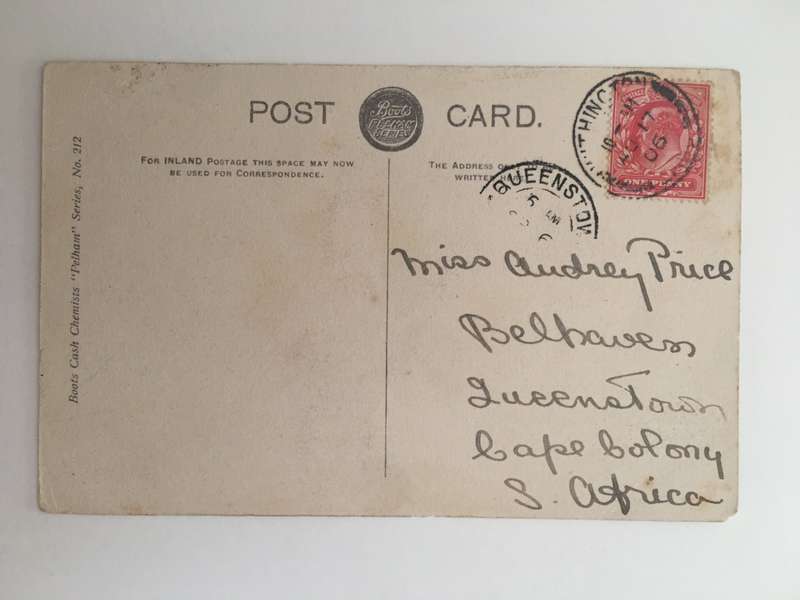 VINTAGE TO ANTIQUE POSTCARD - MANCHESTER CATHEDRAL - WITH OLD STAMP
