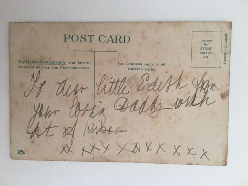 VINTAGE TO ANTIQUE POSTCARD - THE HEAD OF LOCH NELL