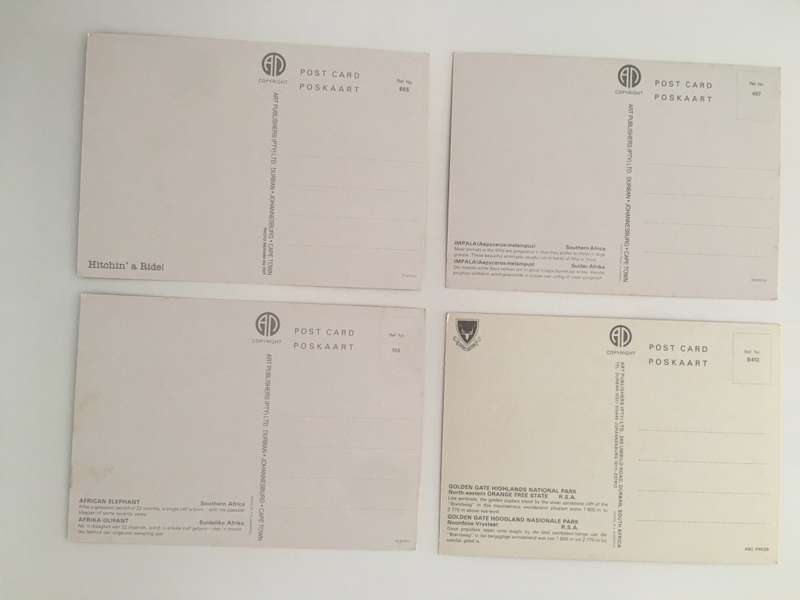 VINTAGE LOT OF 4 POSTCARDS