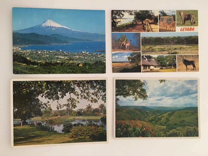 VINTAGE LOT OF 4 POSTCARDS