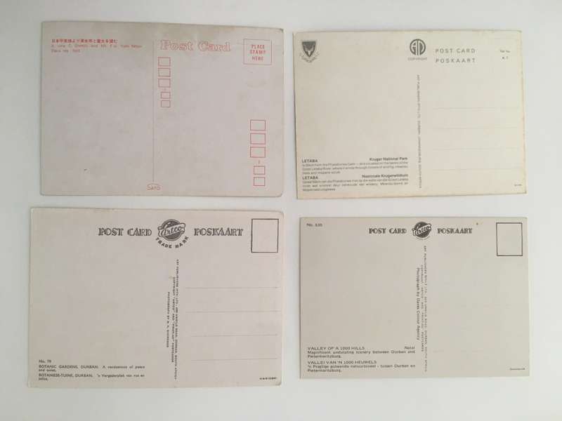 VINTAGE LOT OF 4 POSTCARDS
