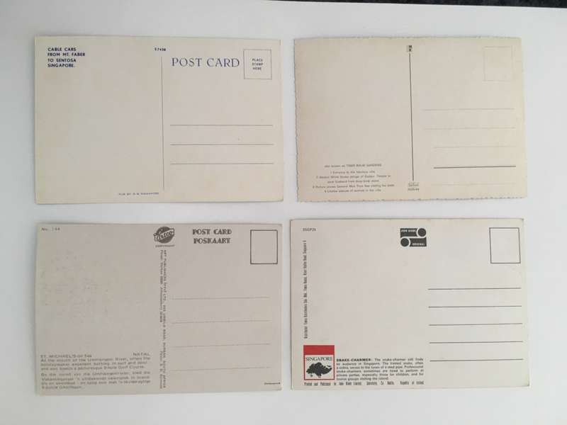 VINTAGE LOT OF 4 POSTCARDS