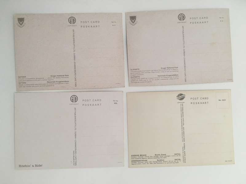 VINTAGE LOT OF 4 POSTCARDS