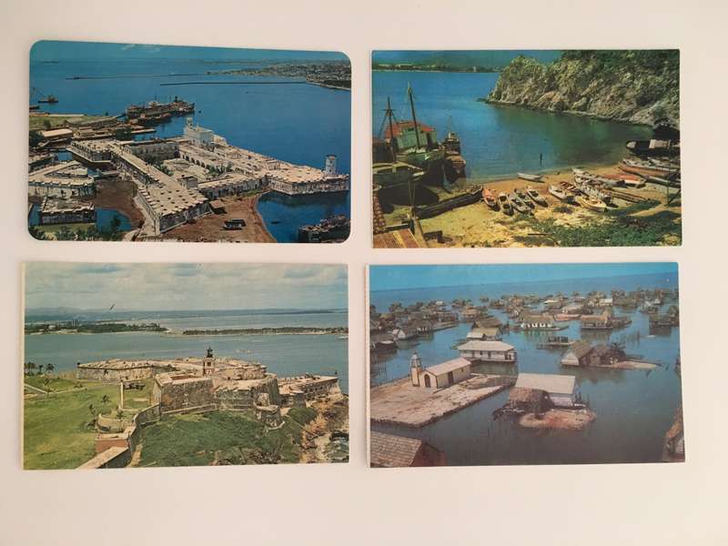 VINTAGE LOT OF 4 POSTCARDS