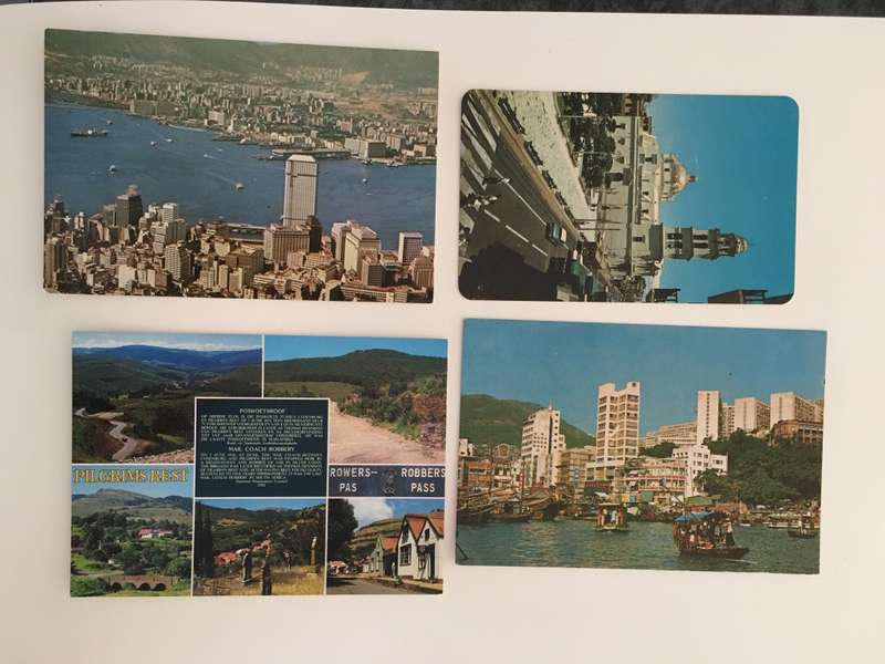 VINTAGE LOT OF 4 POSTCARDS