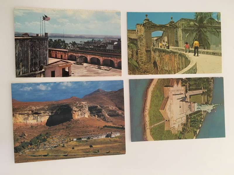 VINTAGE LOT OF 4 POSTCARDS