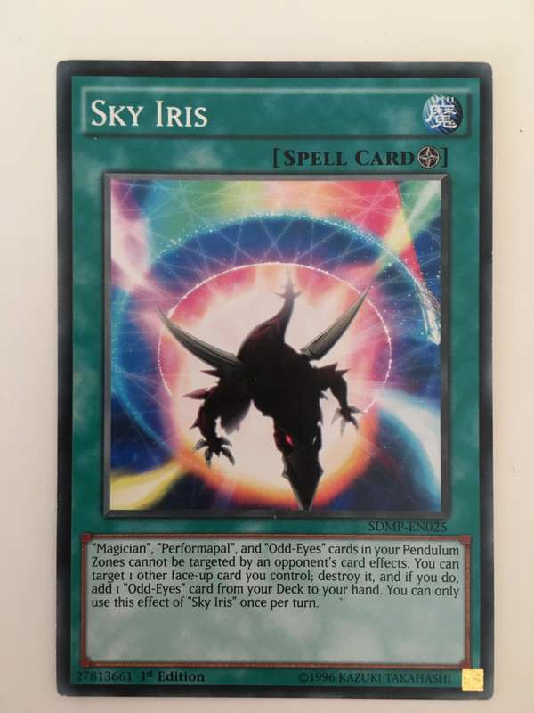 YU-GI-OH TRADING CARD - SKY IRIS