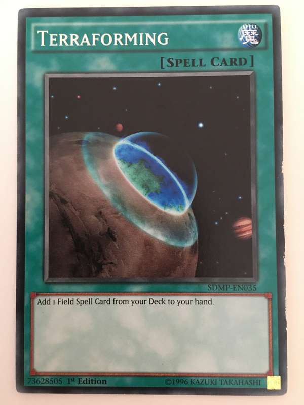 YU-GI-OH TRADING CARD - TERRAFORMING