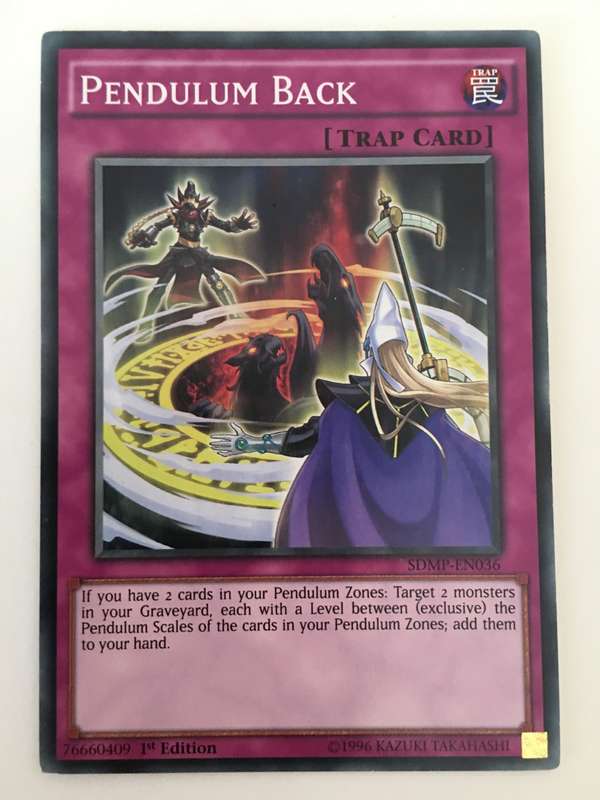 YU-GIOH TRADING CARD - PENDULUM BACK