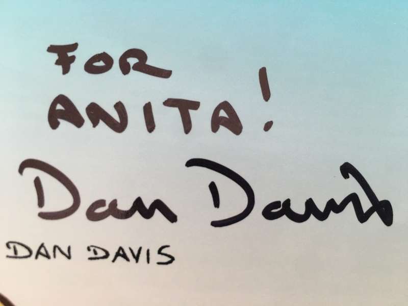 DC CARTOONIST - DAN DAVIS - AUTOGRAPHED SIGNED - A4 SIZE SCOOBY DOO HARRY POTTER AND GARFIELD