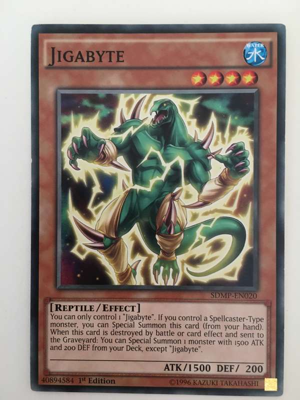 YU-GI-OH TRADING CARD - JIGABYTE