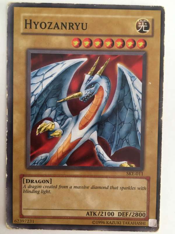 YU-GI-OH TRADING CARD - HYOZANRYU
