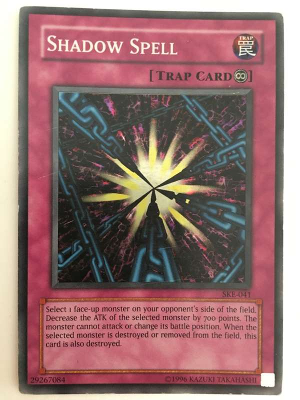 YU-GI-OH TRADING CARD - FOIL CARD / SHINY - SHADOW SPELL