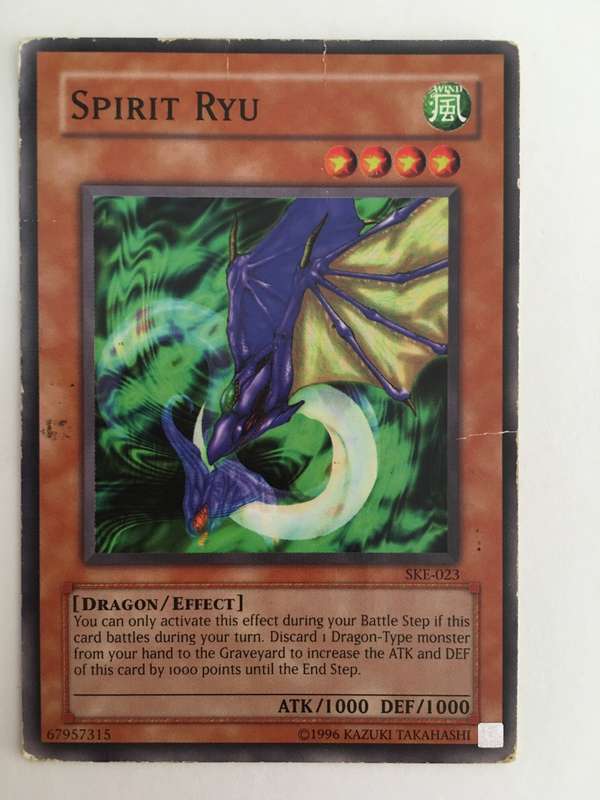 YU-GI-OH TRADING CARD - SPIRIT RYU