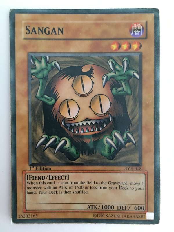 YU-GI-OH TRADING CARD - SANGAN