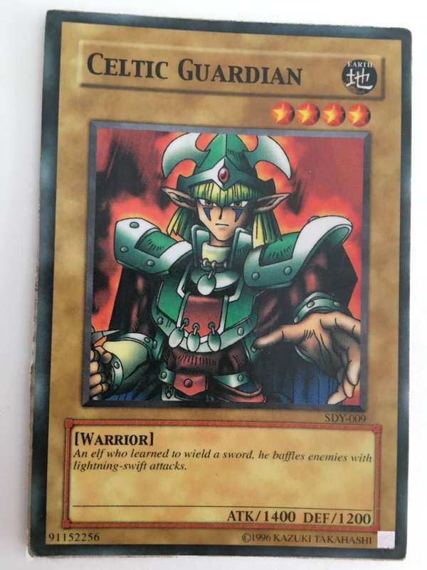 YU-GI-OH TRADING CARD - CELTIC GUARDIAN