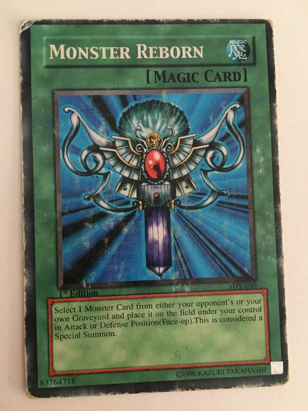 YU-GI-OH TRADING CARD - MONSTER REBORN