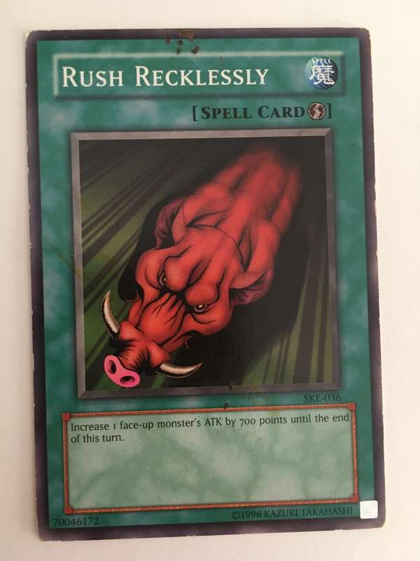 YU-GI-OH TRADING CARD - RUSH RECKLESSLY