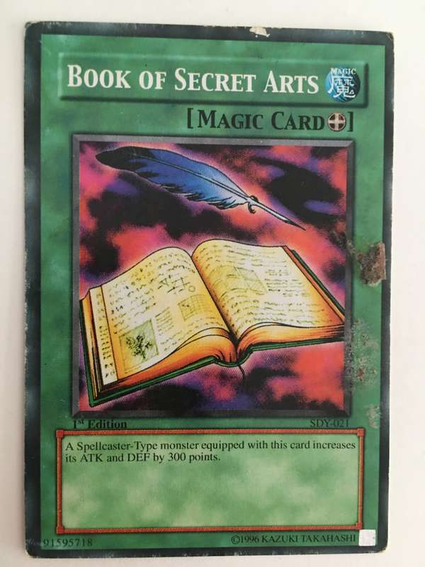 YU-GI-OH TRADING CARD - BOOK OF SECRET ARTS
