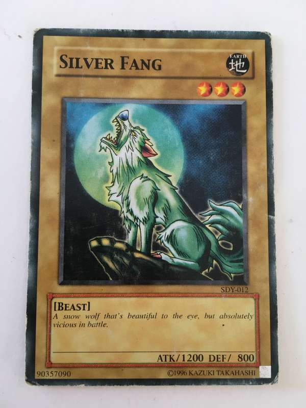 YU-GI-OH TRADING CARD - SILVER FANG