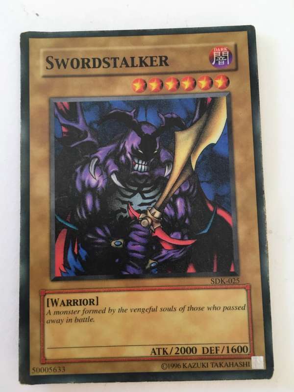 YU-GI-OH TRADING CARD - SWORDSTALKER