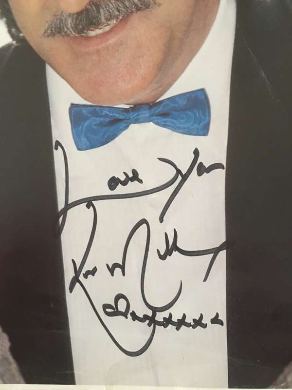 AUTOGRAPHED SIGNED - SINGER SOUTH AFRICA KEN MULLEN  A4 SIZE