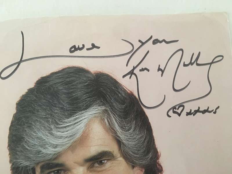 AUTOGRAPHED / SIGNED KEN MULLEN SOUTH AFRICAN SINGER A4 SIZE