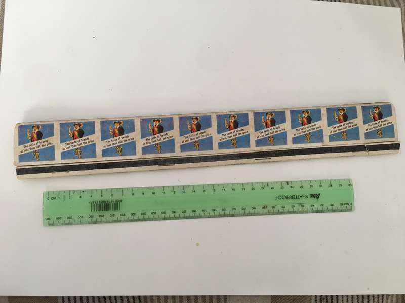 VINTAGE SOUVENIR MATCHBOOK SOUVENIR - WINEBRAND BRANDY  LONGER THAN A RULER