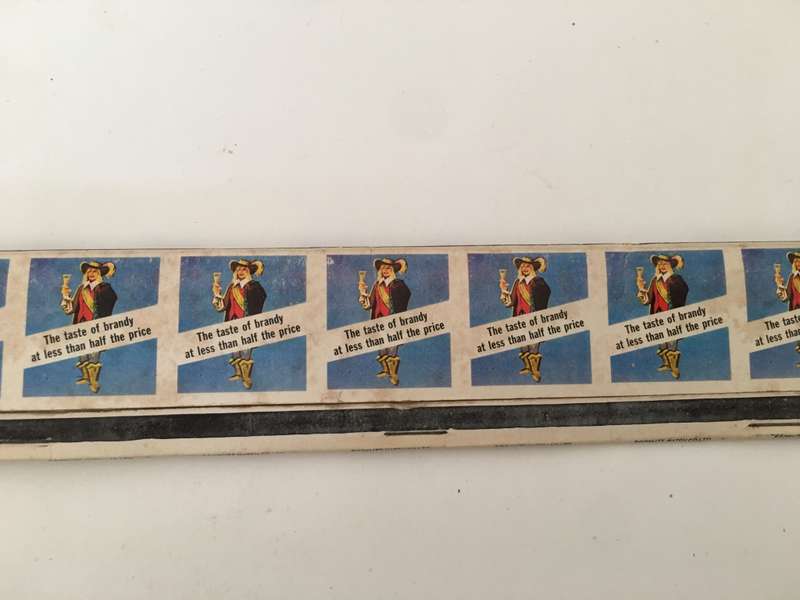 VINTAGE SOUVENIR MATCHBOOK SOUVENIR - WINEBRAND BRANDY  LONGER THAN A RULER