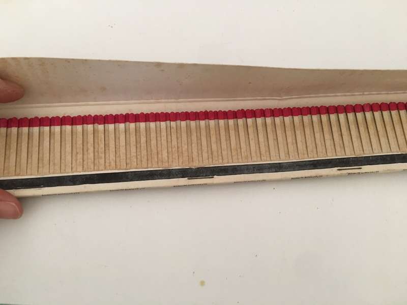 VINTAGE SOUVENIR MATCHBOOK SOUVENIR - WINEBRAND BRANDY  LONGER THAN A RULER