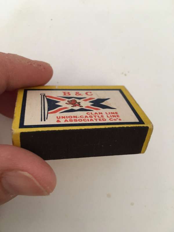 VINTAGE UNION-CASTLE  LINE - BRYANT & MAY`S SAFETY MATCH