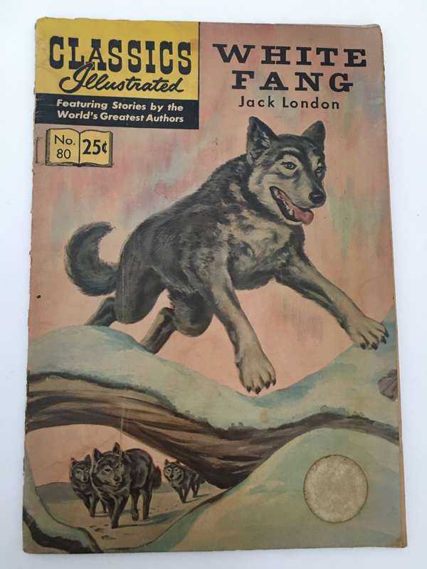 VINTAGE - CLASSICS ILLUSTRATED - WHITE FANG - 1969