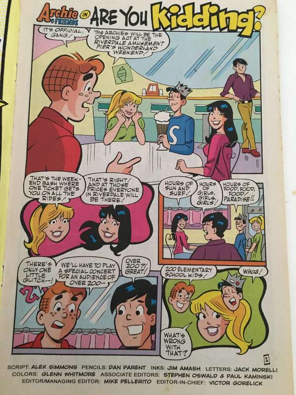 ARCHIE COMICS - ARCHIE AND FRIENDS - NO. 139 -2010