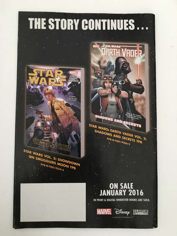 LOVELY MARVEL - STAR WARS - NO. 1 - 2016 - STAR WARS MOVIE SAMPLER