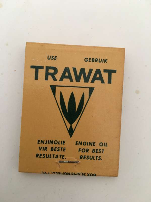 VINTAGE TRANSVAAL WATTLE GROWERS  MATCH BOOK