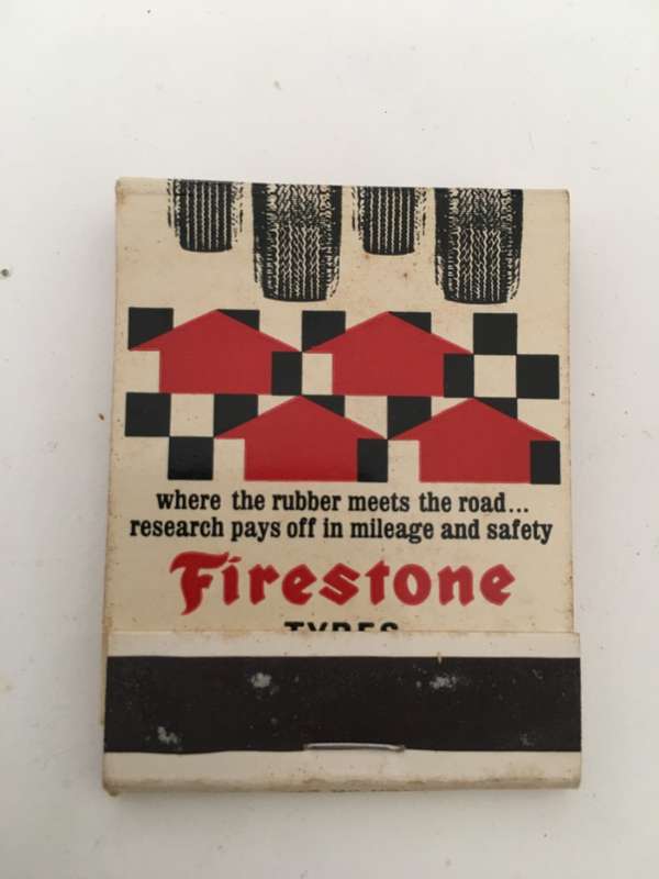 VINTAGE MATCH BOOK - FIRESTONE