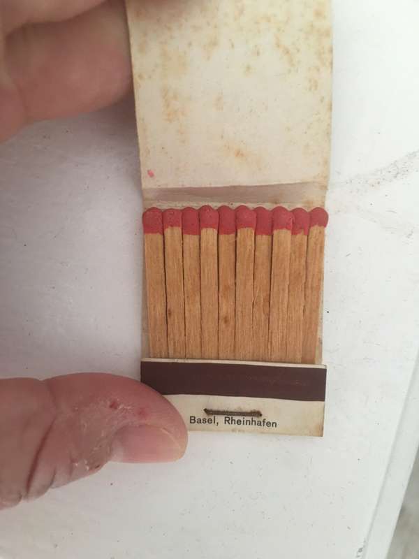 VINTAGE MATCH BOOK - BALE PORT DU RHIN