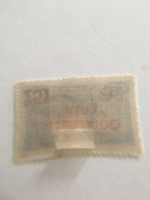 SPAIN UNUSED PRINTED OVER STAMP
