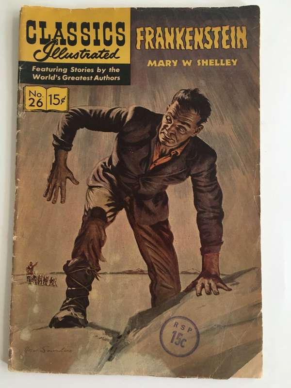 VINTAGE CLASSICS ILLUSTRATED  - FRANKENSTEIN - 1967