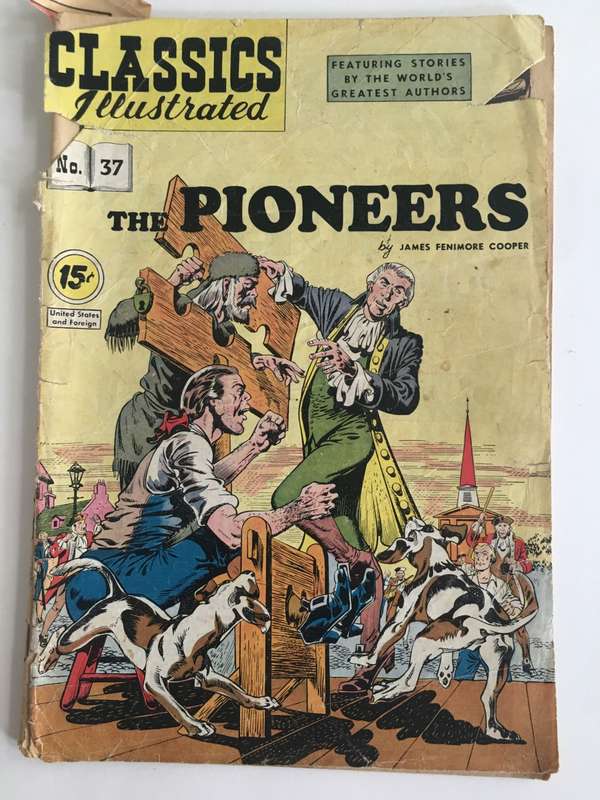 VINTAGE ILLUSTRATED THE PIONEERS BACK COVER MISSING 1940`S NOT SURE - REDUCED