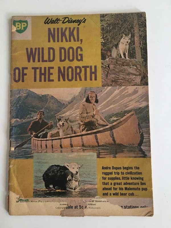 VINTAGE - BP - WALT DISNEYS NIKKI, WILD DOG OF THE NORTH - 1963
