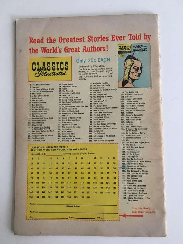 VINTAGE CLASSICS ILLUSTRATED - UNCLE TOM`S CABIN - 1970