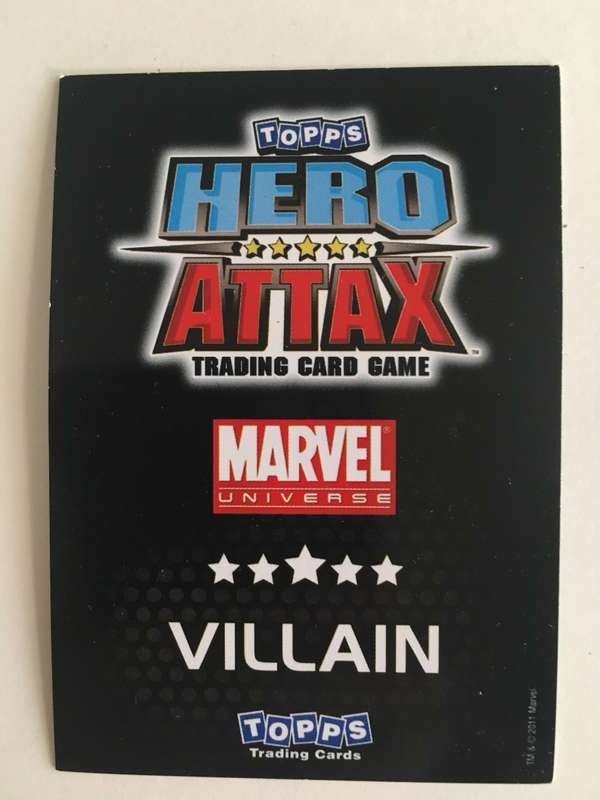 TOPPS HERO- ATTAX  DC MARVEL - VILLAIN - GREEN GOBLIN / FOIL CARD / SHINY