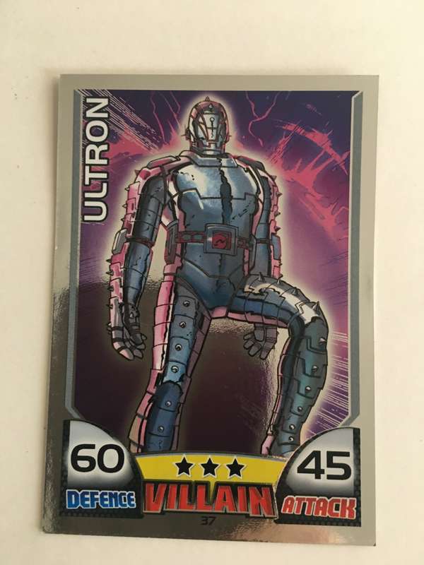 DC MARVEL TRADING CARD  -  HERO - ULTRON /  SHINY / FOIL CARD