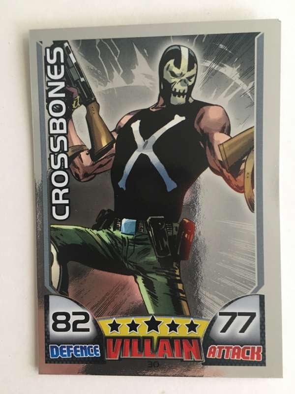 DC MARVEL TOPPS VILLAIN TRADING CARD - VILLAIN / FOIL CARD /SHINY CARD