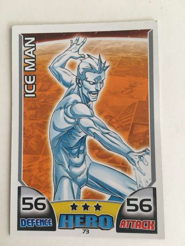 DC MARVEL TOPPS HERO TRADING CARD - ICE MAN