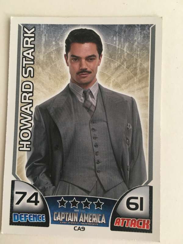 DC MARVEL TOPPS TRADING CARD - HOWARD STARK - MOVIE CARD