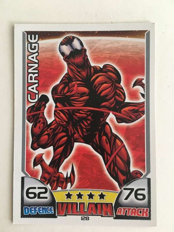 DC MARVEL TOPPS VILLAIN TRADING CARD - CARNAGE