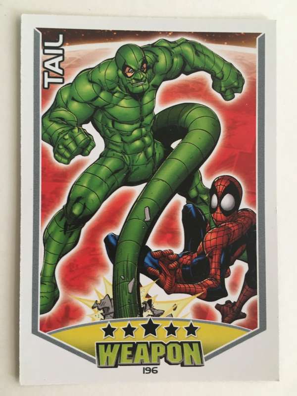 DC MARVEL TOPPS TRADING CARD - WEAPON