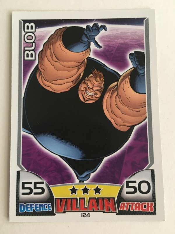 DC MARVEL TOPPS VILLAIN TRADING CARD - BLOB